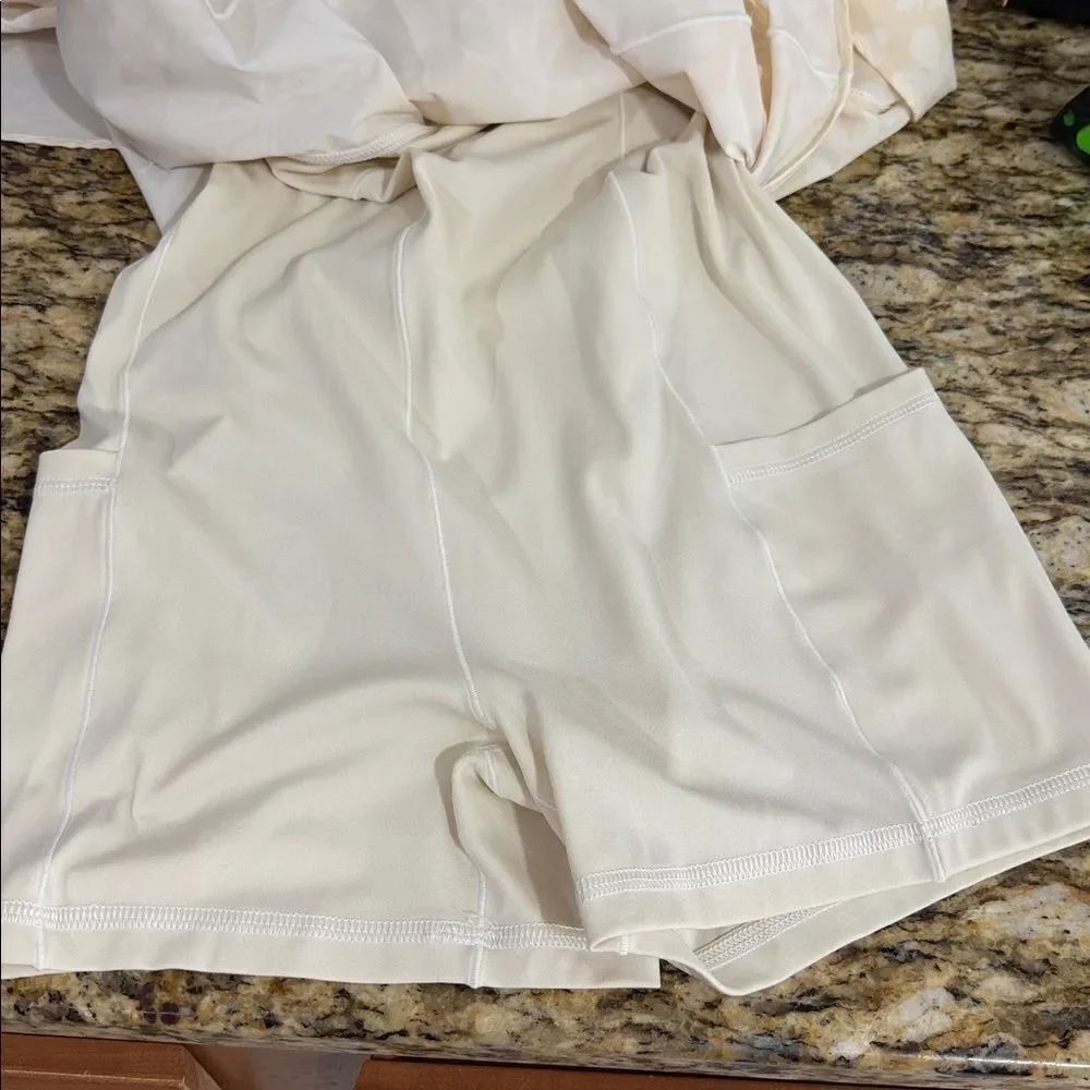 Offline by Aerie Real Me Maggie Tiered Ruffle Tennis Dress Built-In Shorts S - Picture 5 of 12